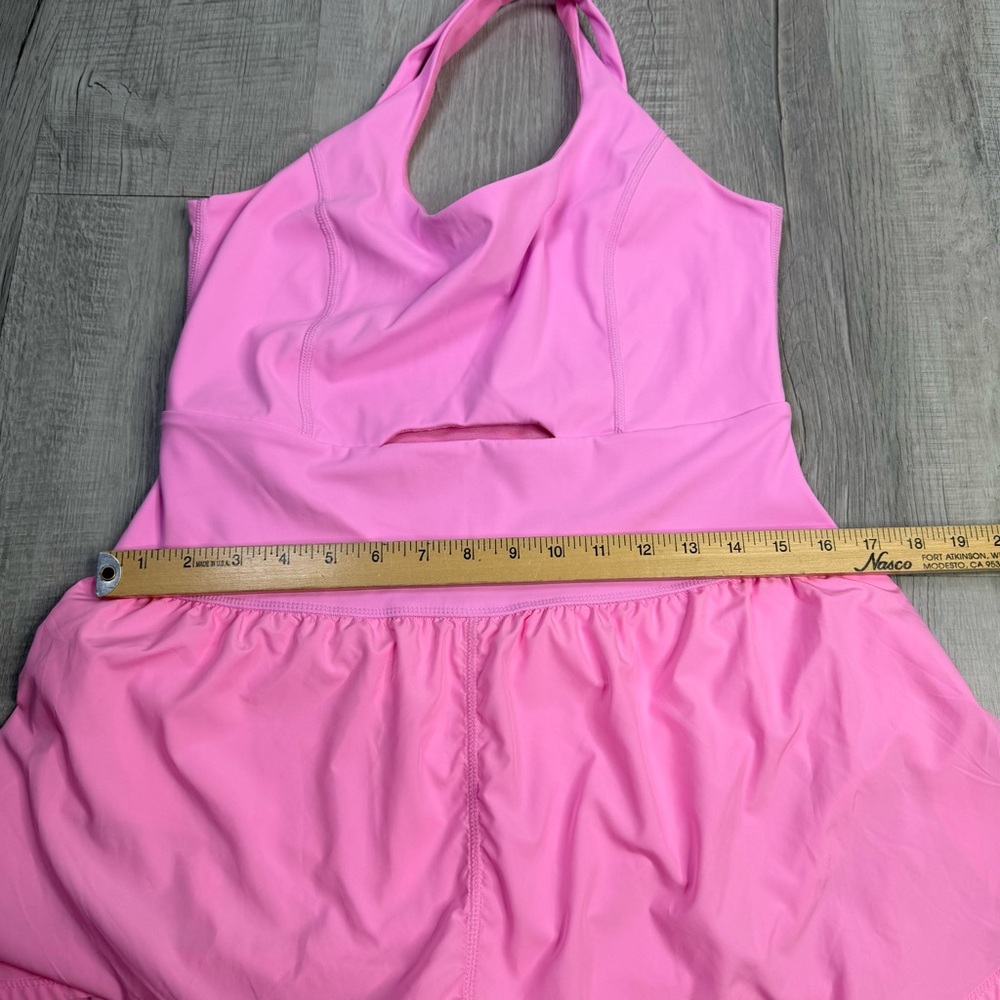Free People FP movement Pink Runsie Romper Size Large - Picture 6 of 8